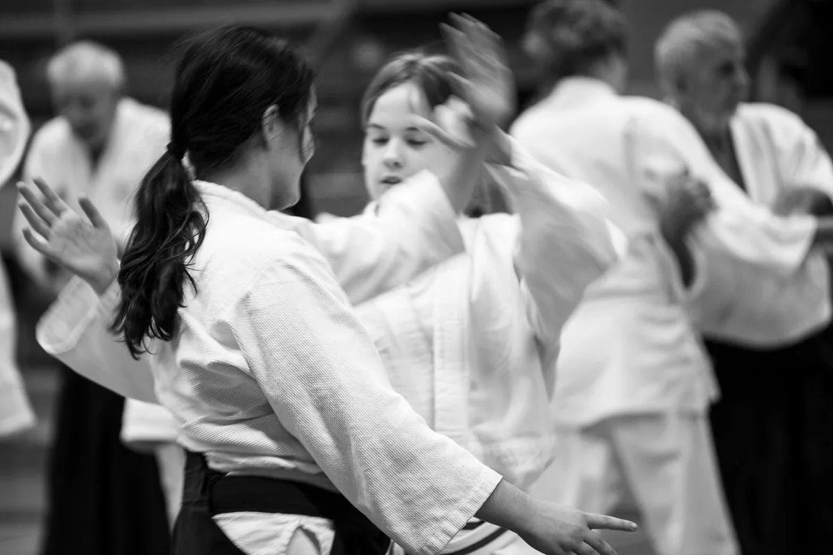 Aikidoträning i Eskilstuna